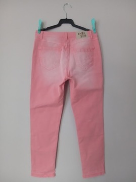 DESIGUAL Denim różowe spodnie jeans 34/XS