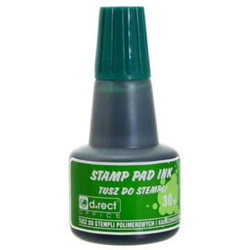 Штамповые чернила D.RECT ​​зеленые 30 мл