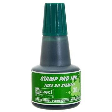 Чернила для штамповки D.Rect, 30 мл, зеленые, 3 шт.