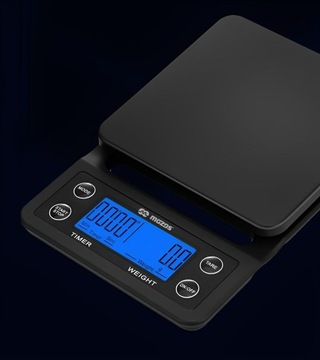 ЭЛЕКТРОННЫЕ ВЕСЫ MOZOS С СЕКундОМЕРОМ ДЛЯ ПРИГОТОВЛЕНИЯ КОФЕ ТОЧНАЯ КУХНЯ PRO