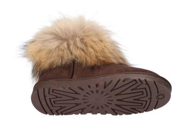 B055 СНЕЖНЫЕ БОТИНКИ EMU ЗИМНЯЯ ОБУВЬ НА КОЖАНОМ МЕХЕ C 36