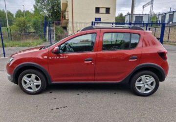 Dacia Sandero II Hatchback 5d TCe  90KM 2014 Dacia Sandero Stepway 90KM 1wlasciciel Alu Czujniki Parkowania Zarejestro, zdjęcie 3