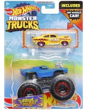 RODGER DODGER + Autko Hot Wheels Monster Trucks