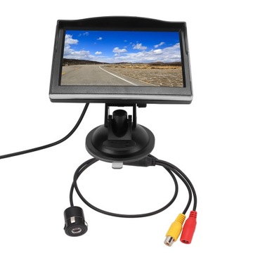 Zestaw systemu kamery cofania 5-calowy monitor wsteczny V1 V2 Wejście EZ