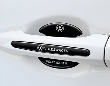 ПРОЧНАЯ ЗАЩИТНАЯ ФОЛЬГА ДЛЯ ДВЕРНЫХ РУЧОК VOLKSWAGEN, наклейки с логотипом автомобиля