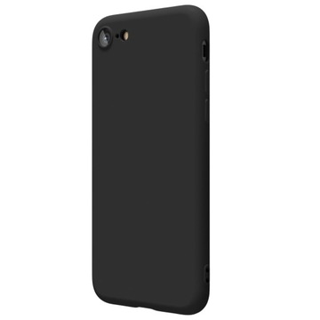 Etui do iPhone SE 2022 / SE 2020 / 8 / 7 | CANDY CASE | Silikonowe Czarne