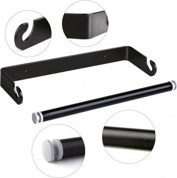 Полотенцедержатель Doger черный в стиле лофт