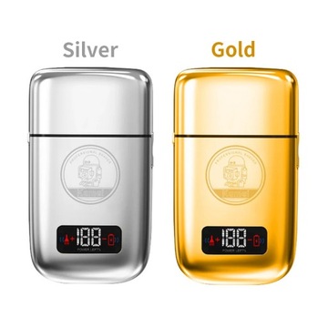 Аккумуляторная электробритва с металлическим корпусом Электробритва для мужчин и бороды