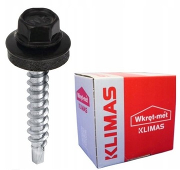 WKRĘTY FARMERSKIE 4,8x55mm RAL 9005 FARMERY 200szt