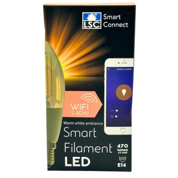 ЛАМПОЧКА SMART CONNECT E14 470 ЛЮМЕН