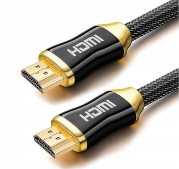 KABEL PRZEWÓD HDMI FullHD 3D 3m MIEDŹ PREM NYLON