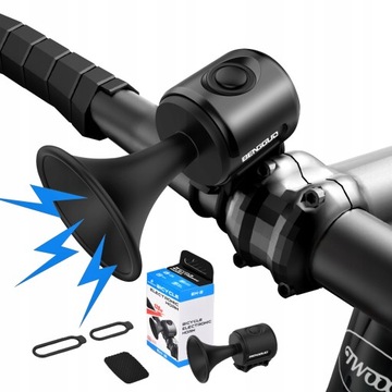 DZWONEK ROWEROWY ELEKTRONICZNY Klakson GŁOŚNY