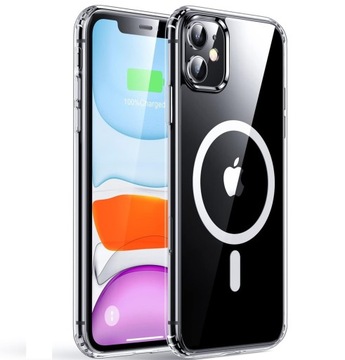 ETUI do IPHONE 11 +SZKŁO 9H CLEAR CASE MAGSHOCK