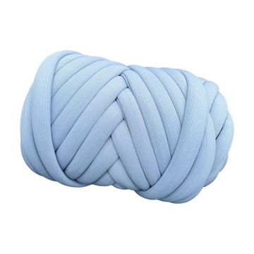 Przędza rurowa Jumbo DIY 1000G Chunky Light Blue