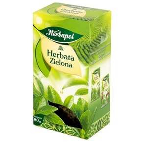 HERBAPOL HERBATA ZIELONA klasyczna liściasta 80G