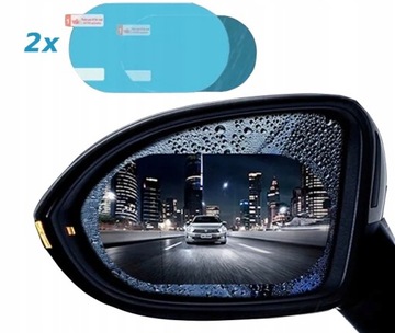 Naklejka na Lusterko VISION Deszcz Mgła Reflektor