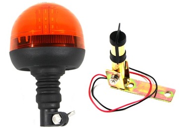 LAMPA OSTRZEGAWCZA KOGUT LED FLEX 12/24V + TRZPIEŃ