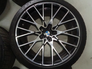 4× DISK HLINÍK BMW OE 437M JET BLACK UNI 10.0" X 19" 5X120 ET 40