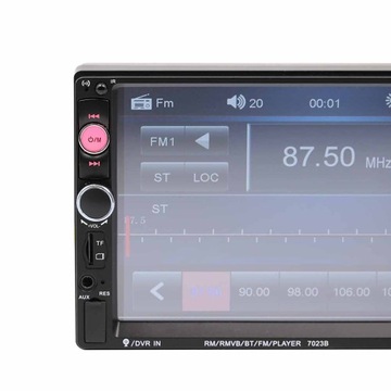 Автомобильный радиоприемник с сенсорным экраном, стерео HD TF, IOS/Android, MP5-плеер, 4 светодиодная камера