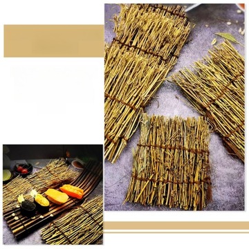 MINI TALERZE PŁOTOWE NARZĘDZIE DO DEKORACJI SUSHI TALERZ DO SERWOWANIA UKŁAD BAMBUSOWY