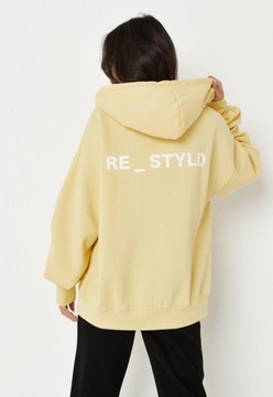 JJ14 ŻÓŁTA BLUZA OVERSIZE MISSGUIDED 44