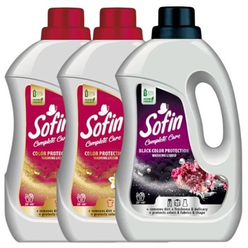 SOFIN PŁYN DO PRANIA 1X DO CZARNEGO 2X DO KOLORÓW