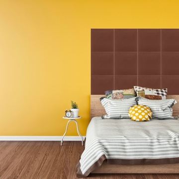 Мягкие стеновые панели 50х50 КВАДРАТ ГРЯЗНО-РОЗОВЫЕ Мягкий толстый бархат