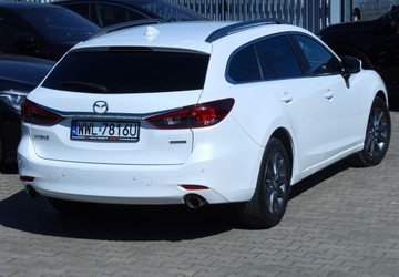 Mazda 6 III Sport Kombi Facelifting 2018 2.0 Skyactiv-G 145KM 2022 Mazda 6 aut Krajowa Biała Perła ACC HUD Blis Full-LED ogrzew.Kierow.+Fotele, zdjęcie 6