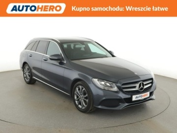 Mercedes Klasa C W205 Kombi 180 156KM 2015 Mercedes C 180 automat półskóra navi klima auto, zdjęcie 9