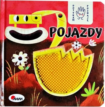 KSIĄŻECZKA KSIĄŻKA DOTYKOWA SENSORYCZNA POJAZDY