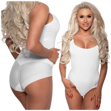 BODY MOCNO WYSZCZUPLAJĄCE brzuch gorset majtki korygujące modelujące M/L