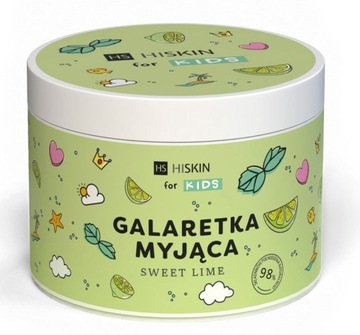HS HISKIN FOR KIDS Galaretka do kąpieli / JELLY BODY WASH SWEET LIME 150ml