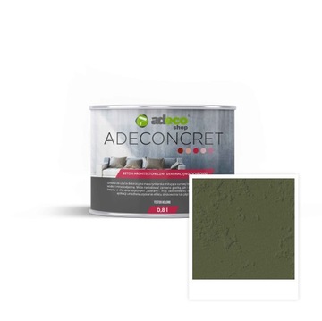 Beton architektoniczny tester koloru ZGNIŁA ZIELEŃ