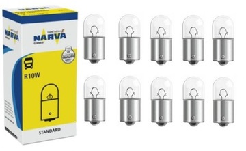 Żarówki Narva 12V R10W 10W 10 sztuk