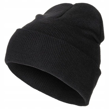 Czapka zimowa MFH Watch Hat wełniana czarna