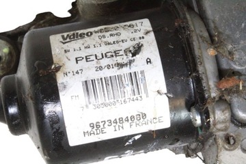MOTOREK PŘEDNÍHO MECHANIZMUS STĚRAČE PEUGEOT RCZ 9673484080 2.0L