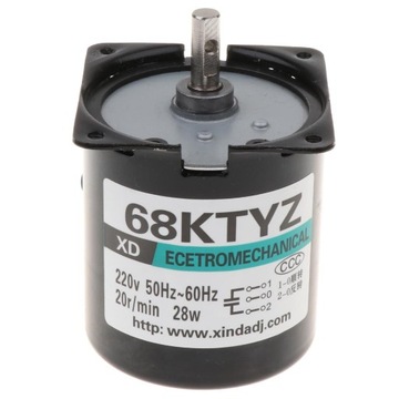 Silnik synchroniczny wolnoobrotowy 220V 28W CW / CCW 20RPM