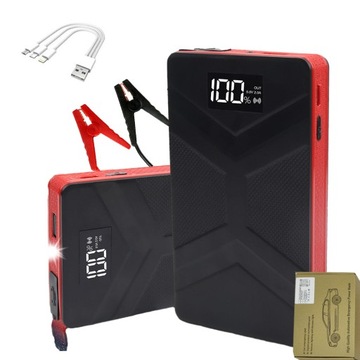 SAMOCHÓD SKOK ROZRUSZNIK WZMACNIACZ SKRZYNKA ZWOROWA POWER BANK ŁADOWARKA AKUMULATORA 6000MAH