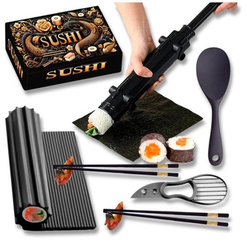 ZESTAW STARTOWY DO ROBIENIA SUSHI BAZOOKA DIY DLA POCZĄTKUJĄCYCH AKCESORIA