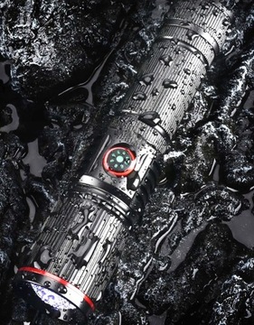 ТАКТИЧЕСКИЙ ФОНАРЬ ЗУМ, ДАЛЬНОСТЬ 1000М