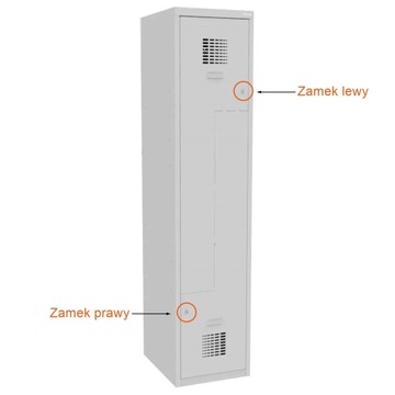 Правый эксцентриковый замок для металлического шкафчика для здоровья и безопасности Euro-Lock C702.