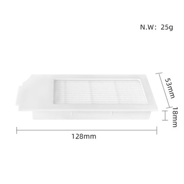 Filtr biały do Ecovacs Deebot T10 / T10 Omni / T10 Plus / T10+ / T10 Turbo