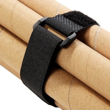 OPASKA RZEP ORGANIZER KABLI PRZELOTKA OCZKO MOCNY TAŚMA 20 CM 2CM 10 SZT