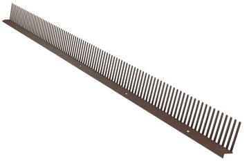 Grzebień / wróblownica okapu 6 cm - 1mb BRĄZ