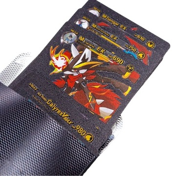 КОЛЛЕКЦИОННЫЕ ИГРОВЫЕ КАРТЫ POKEMON СПЕЦИАЛЬНЫЕ ЗОЛОТО ЧЕРНЫЕ 20 ШТ.