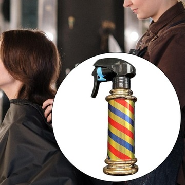 Многофункциональный флакон Retro Stripes Hairstyling Beauty Золотой с парикмахерским спреем