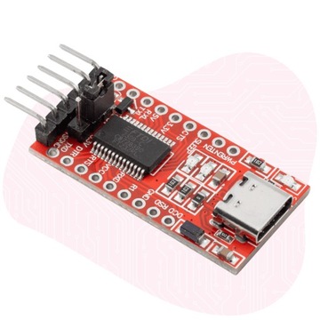 USB-преобразователь UART RS232 FT232RL 5V 3.3V USB-C TTL FTDI для Arduino