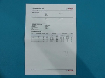 TEST VSTŘIKOVACÍ TRYSKA ROVER 75 0445110030 2.0 CDT