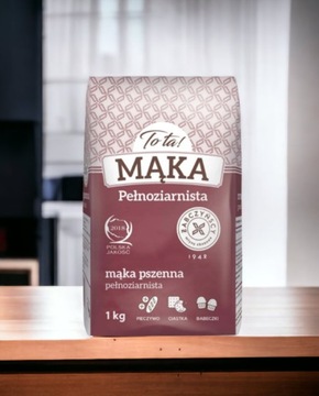 Mąka Pszenna Razowa Pełnoziarnista Z Młyna 1kg
