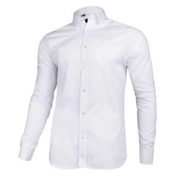 Белая рубашка мужская Desire Slim L продукт польский